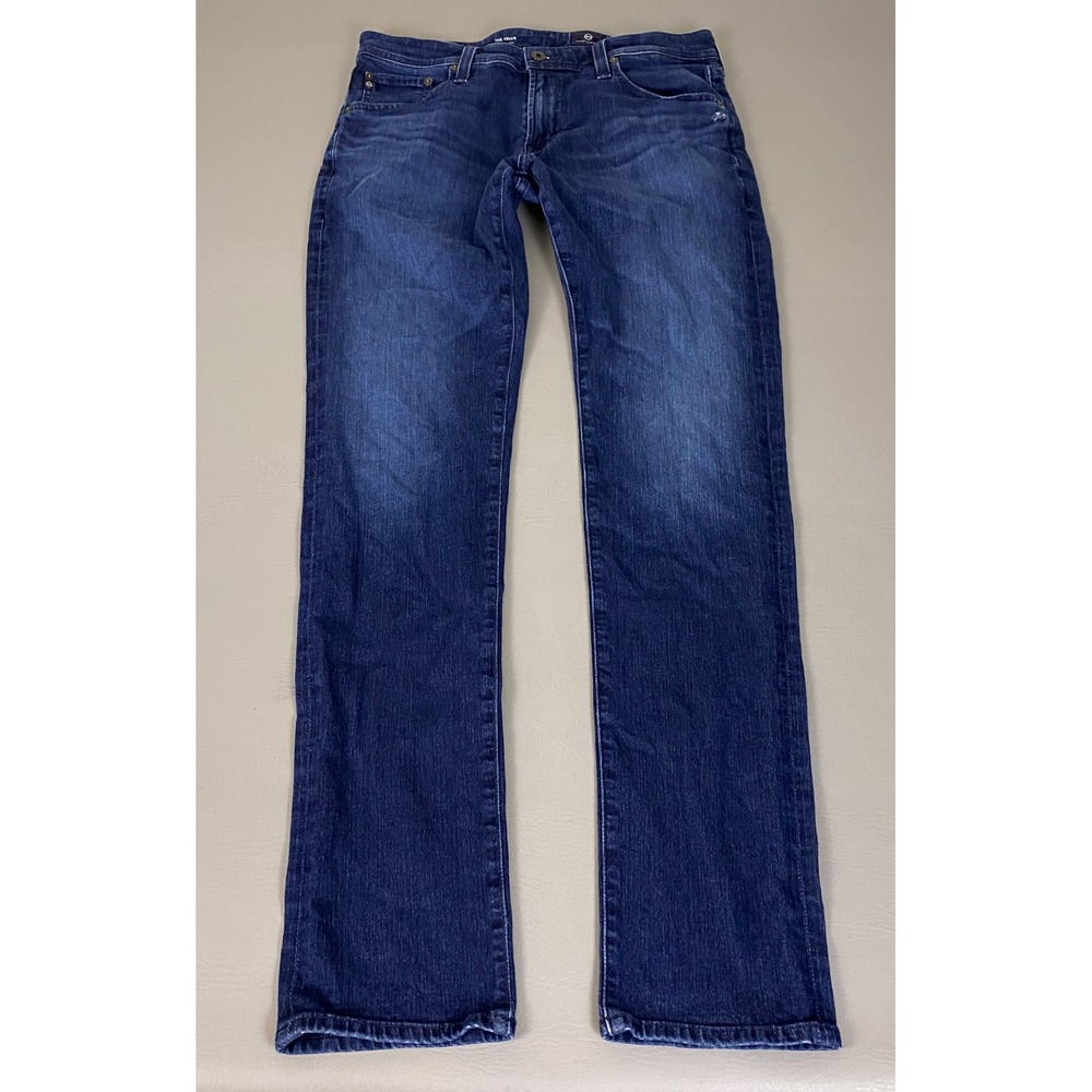 AG Adriano Goldschmied The Tellis Modern Slim Jeans Men's 32x34 Dark Wash USA **